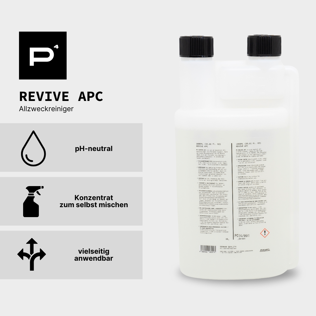 Revive APC - pH-neutrale Reinigungs-Konzentrat / Shampoo - P4 Care